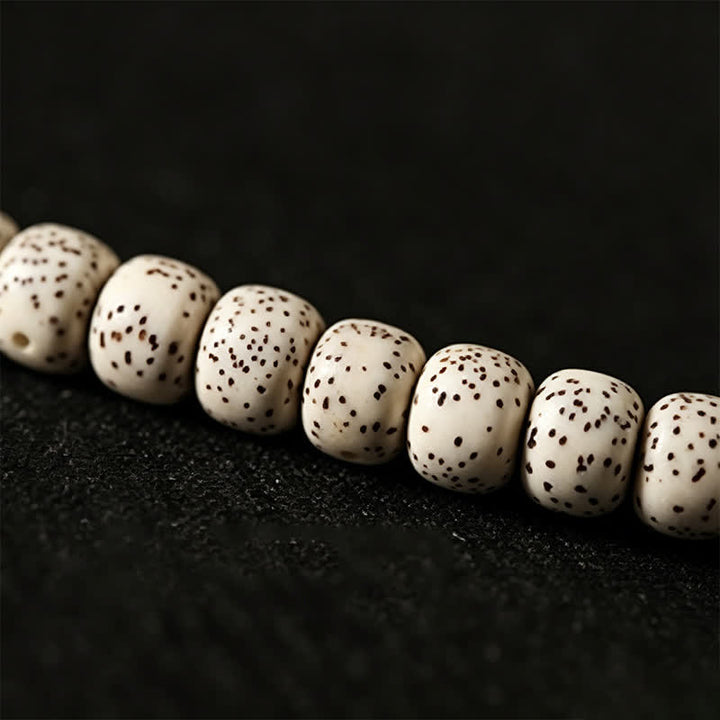 Buddha Stones Stern-Mond-Bodhi-Samen-Dzi-Perlen-Weisheits-Handgewebte tibetische 108-Perlen-Mala - image 11