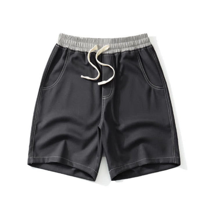 Buddha Stones Sommer-Freizeit-Sportshorts für Herren mit Kordelzug und Tasche - DimGray - US/UK/AU42, EU52 (3XL) - image 0