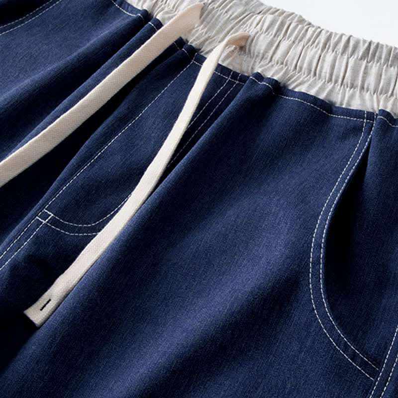 Buddha Stones Sommer-Freizeit-Sportshorts für Herren mit Kordelzug und Tasche - image 4