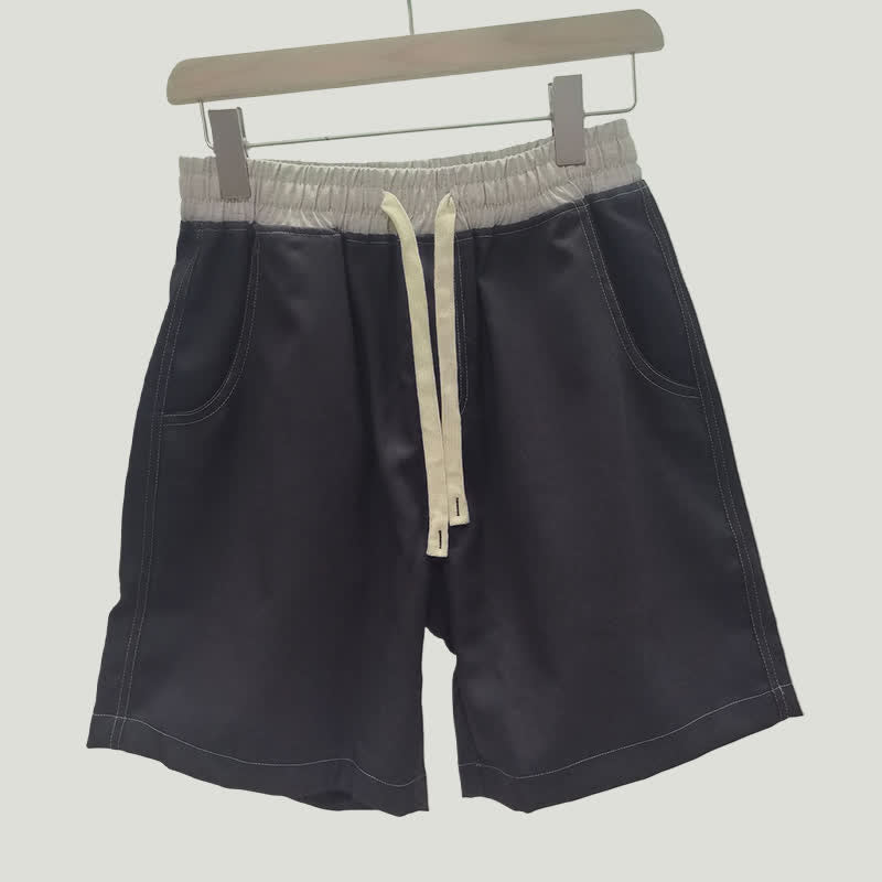 Buddha Stones Sommer-Freizeit-Sportshorts für Herren mit Kordelzug und Tasche - Marine - US/UK/AU42, EU52 (3XL) - image 1