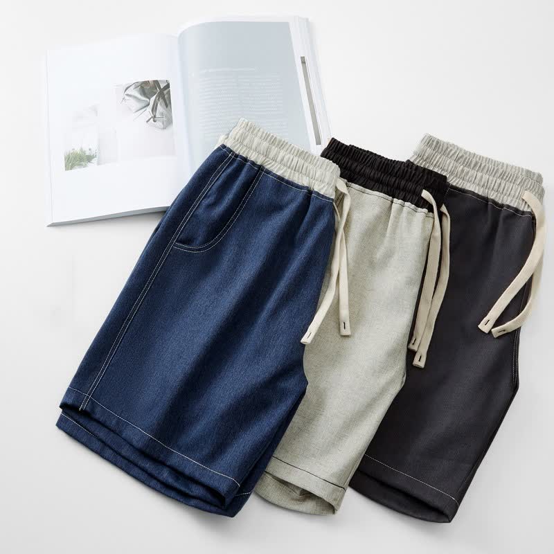 Buddha Stones Sommer-Freizeit-Sportshorts für Herren mit Kordelzug und Tasche - image 11