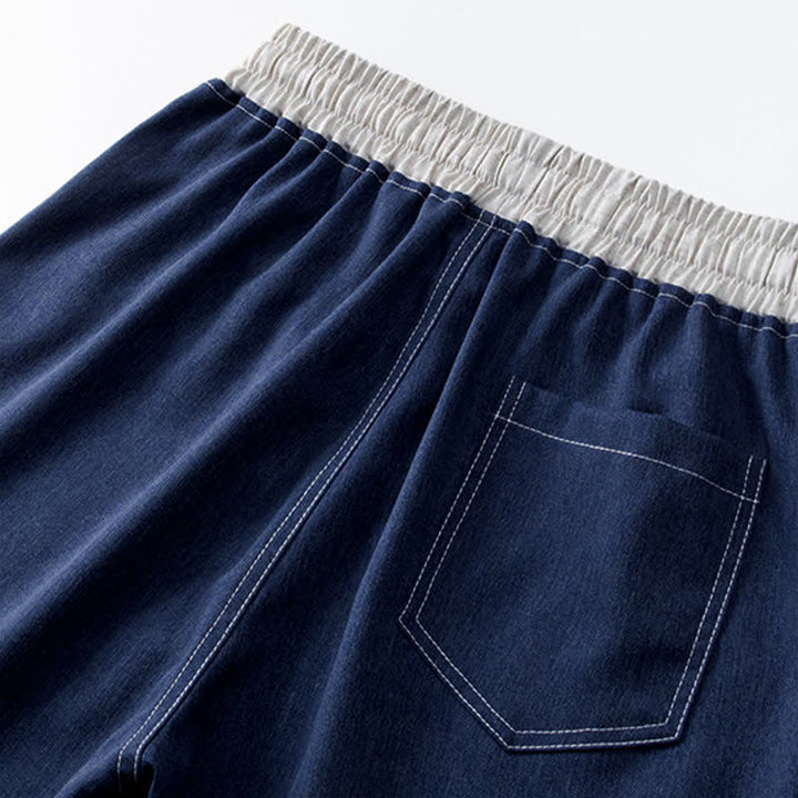 Buddha Stones Sommer-Freizeit-Sportshorts für Herren mit Kordelzug und Tasche - image 6