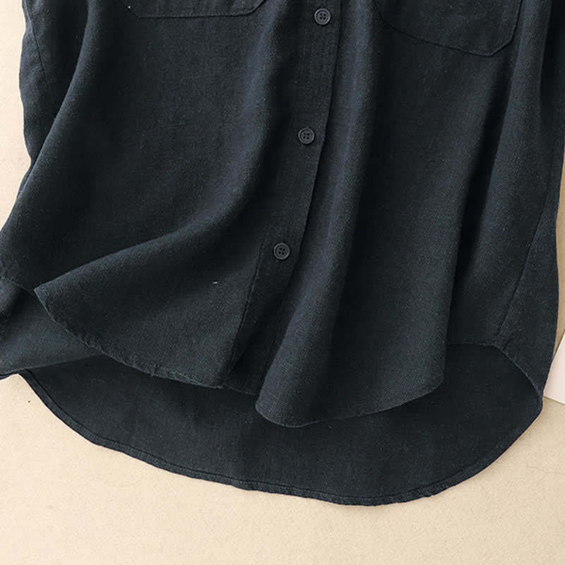 Buddha Stones Lässiges, minimalistisches, ärmelloses Tanktop mit aufgesetzter Tasche für Damen – ideal für den Sommer. - image 13