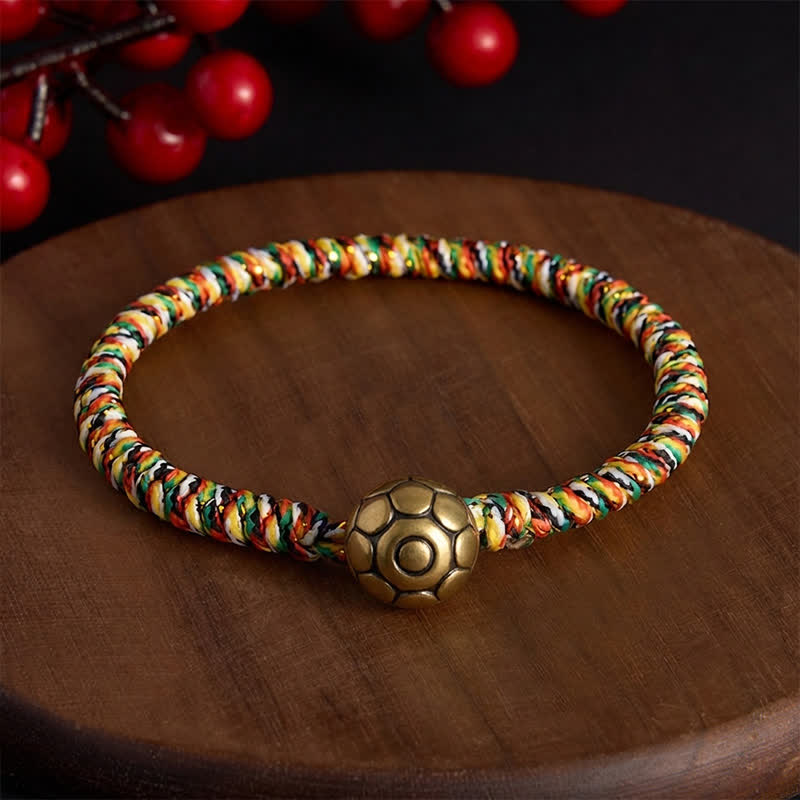 Buddha Stones Handgewebtes, farbenfrohes Lotus-Balance-Armband aus geflochtenen Schnüren - Gesangblume - 7,5 Zoll (19 cm) - image 11