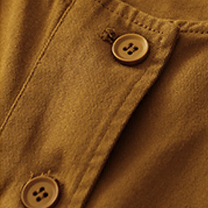 Buddha Stones Lässiges, ärmelloses Tanktop im Vintage-Stil mit Knopfleiste und Kordelzug für Damen – perfekt für den Sommer. - image 22