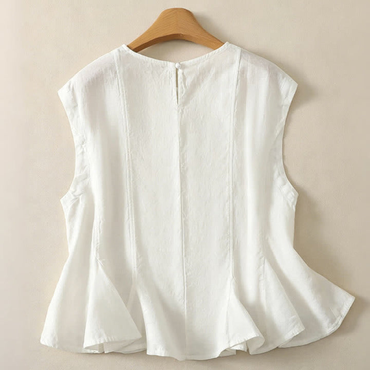 Buddha Stones Sommerliches, lässig-elegantes Tanktop für Damen, ärmellos - image 13