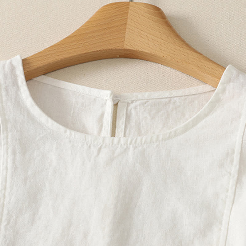 Buddha Stones Sommerliches, lässig-elegantes Tanktop für Damen, ärmellos - image 14