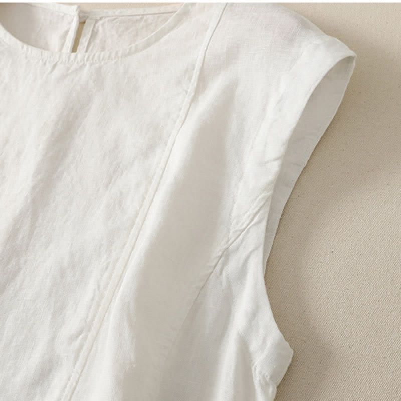 Buddha Stones Sommerliches, lässig-elegantes Tanktop für Damen, ärmellos - image 17