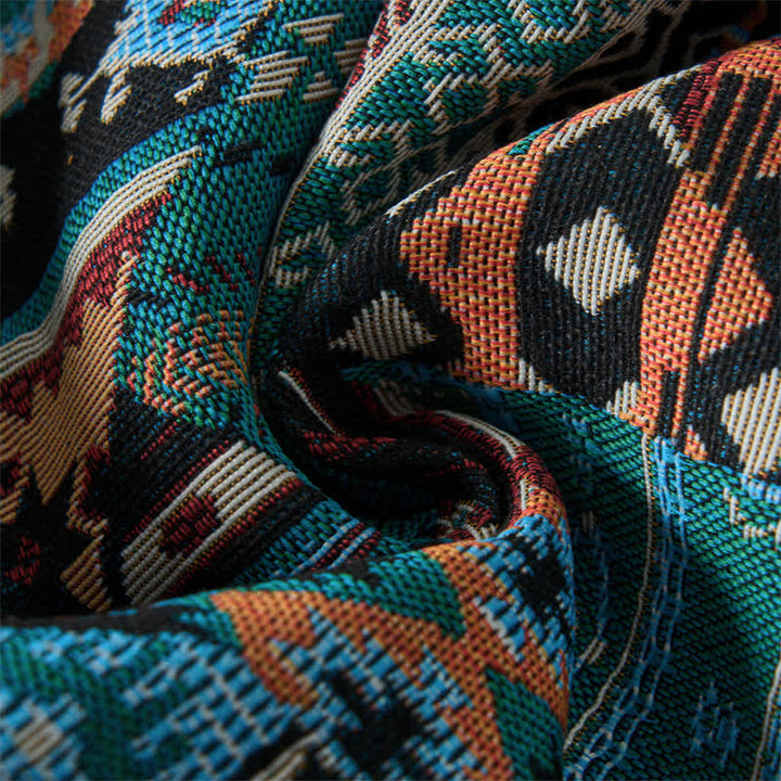 Buddha Stones Sommer-Freizeit-Boho-Shorts für Herren mit Kordelzug, geometrischem Muster und Taschen - image 17