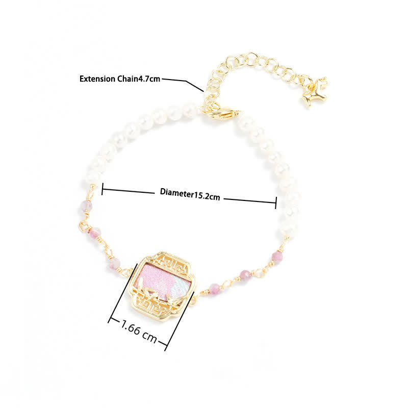 Buddha Stones Perlen-Reinheitslied Brokat-Charm Neo Chinesisches Armband - image 2