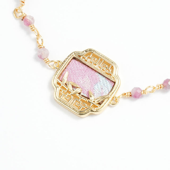 Buddha Stones Perlen-Reinheitslied Brokat-Charm Neo Chinesisches Armband - image 3