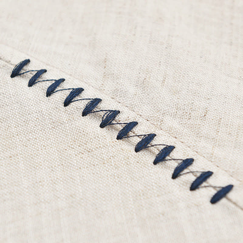 Buddha Stones Lässiges, minimalistisches Kurzarmhemd für Herren mit Seitenschlitz und einfarbigem Reverskragen – perfekt für Sommer. - image 6