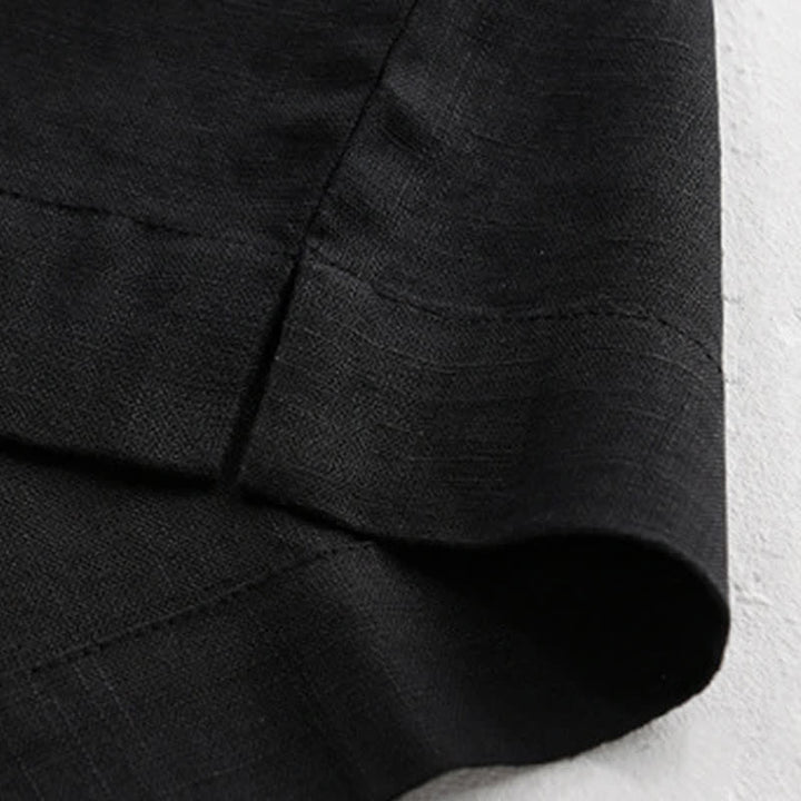 Buddha Stones Lässiges, minimalistisches Kurzarm-T-Shirt für Herren mit aufgesetzter Tasche für den Sommer. - image 12