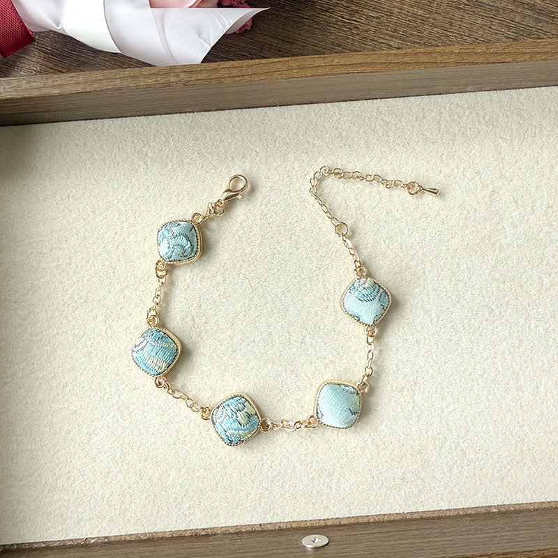 Buddha Stones Kupfernes Brokat-Armband im Vintage-Stil - image 6