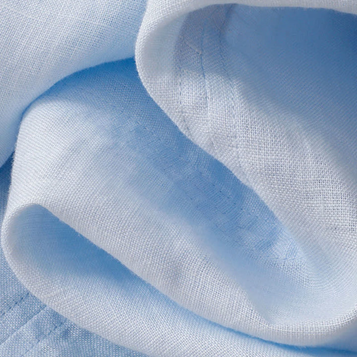 Buddha Stones Lässiges, minimalistisches Kurzarm-T-Shirt für Damen mit Seitenschlitz und V-Ausschnitt - image 8