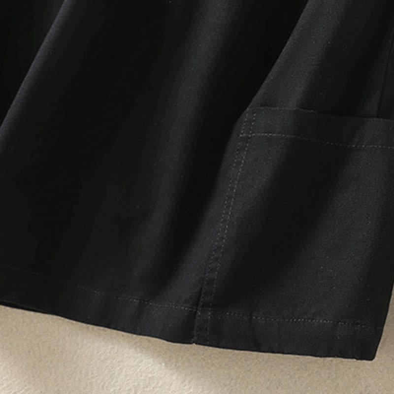 Buddha Stones Lässige, minimalistische Damen-Shorts mit Tasche für den Sommer - image 8