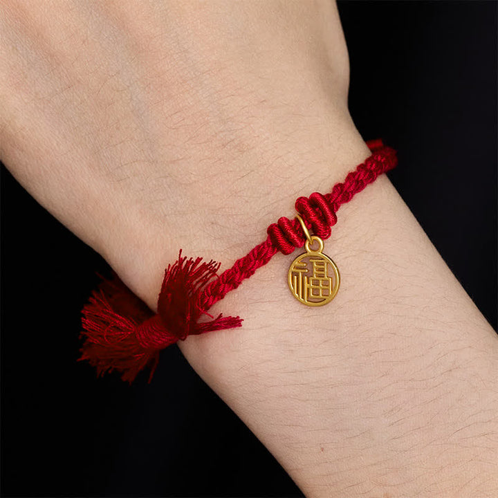 Buddha Stones Kupfer-Lotus-Armband mit roter Schnur – ein neuer Anfang - image 14