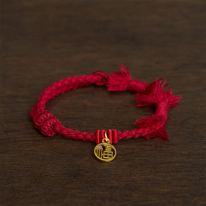 Buddha Stones Kupfer-Lotus-Armband mit roter Schnur – ein neuer Anfang - image 7