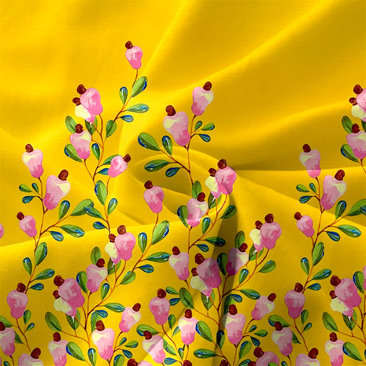 Buddha Stones Lässiges, sommerliches, ärmelloses Midikleid für Damen mit floralem Bordürenmuster und Taschen - image 3