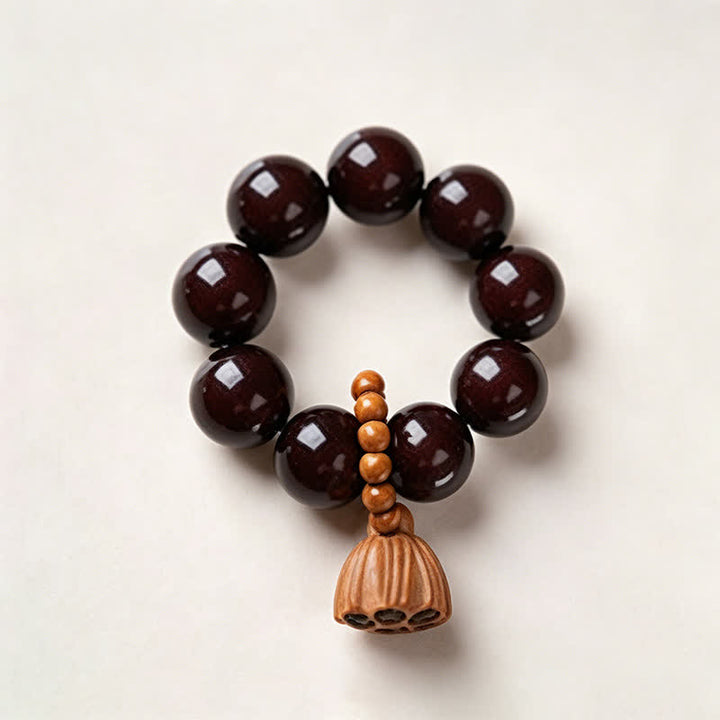 Buddha Stones Weiße Bodhi-Samen-Lotus-Schote, handpolierte, taktile Meditationsperlen, Dekorationen - Schwarz - Weiße Bodhi-Samen (Reinheit ♥ Klarheit) - image 17
