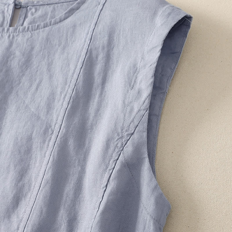 Buddha Stones Sommerliches, lässig-elegantes Tanktop für Damen, ärmellos - image 2