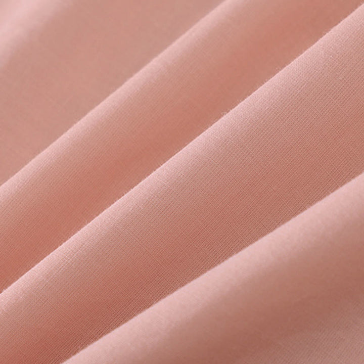 Buddha Stones Lässiges, sommerliches Vintage-Hemd mit Knopfleiste, Ziernähten und kurzen Ärmeln für Damen. - image 9