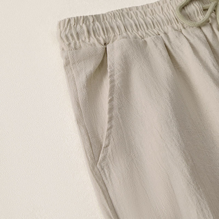 Buddha Stones Sommer-Freizeit-Bermuda-Shorts mit Kordelzug, einfarbig, Damen-Gerade-Bein-Hose mit Taschen - image 3