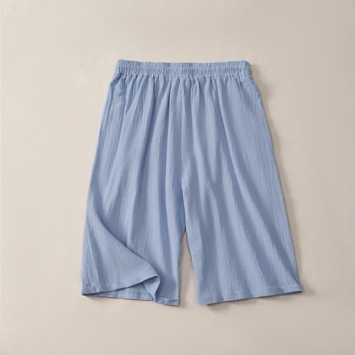 Buddha Stones Sommer-Freizeit-Bermuda-Shorts mit Kordelzug, einfarbig, Damen-Gerade-Bein-Hose mit Taschen - image 16