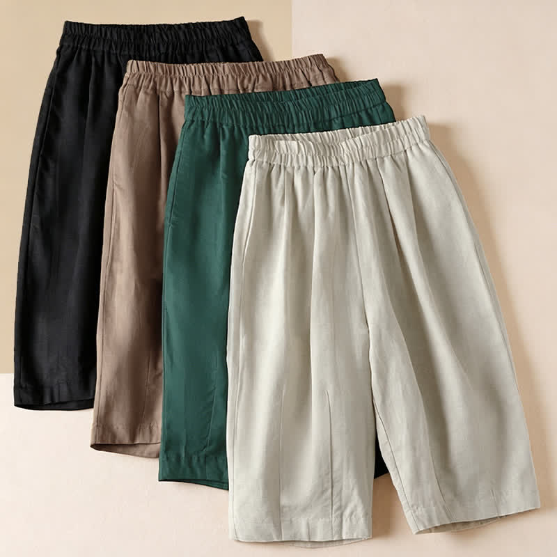 Buddha Stones Lässige, minimalistische Bermuda-Shorts für Damen mit Taschen – ideal für den Sommer - image 22