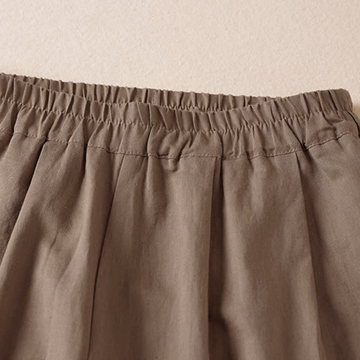 Buddha Stones Lässige, minimalistische Bermuda-Shorts für Damen mit Taschen – ideal für den Sommer - image 13