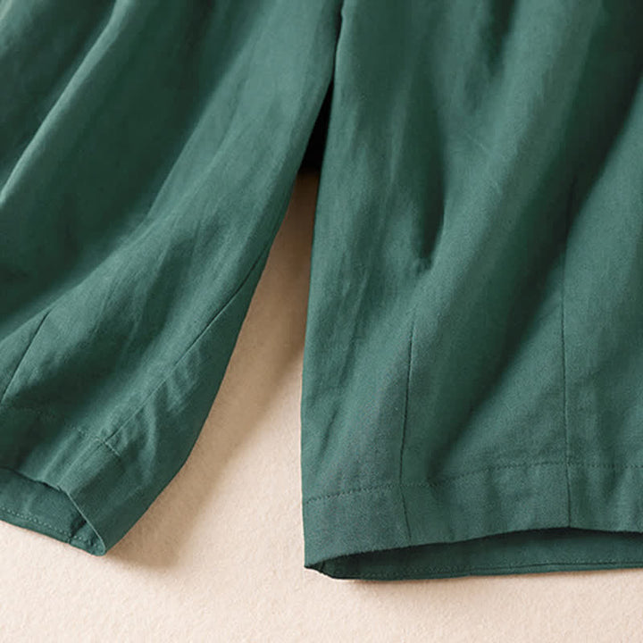 Buddha Stones Lässige, minimalistische Bermuda-Shorts für Damen mit Taschen – ideal für den Sommer - image 21