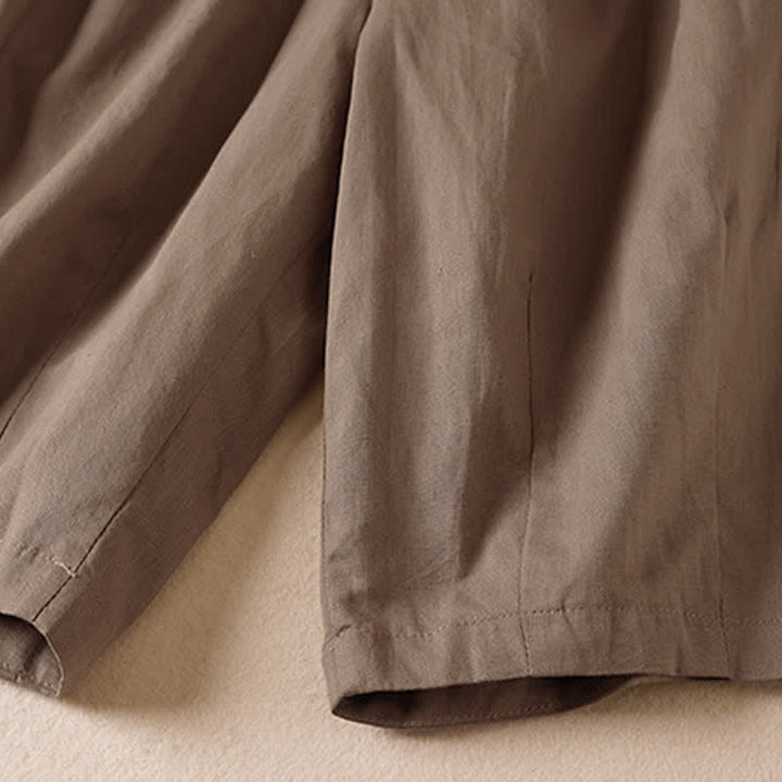 Buddha Stones Lässige, minimalistische Bermuda-Shorts für Damen mit Taschen – ideal für den Sommer - image 15