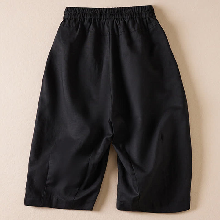 Buddha Stones Lässige, minimalistische Bermuda-Shorts für Damen mit Taschen – ideal für den Sommer - image 7