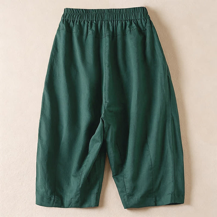 Buddha Stones Lässige, minimalistische Bermuda-Shorts für Damen mit Taschen – ideal für den Sommer - image 18