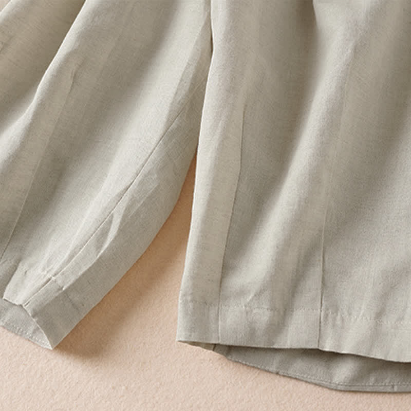 Buddha Stones Lässige, minimalistische Bermuda-Shorts für Damen mit Taschen – ideal für den Sommer - image 4