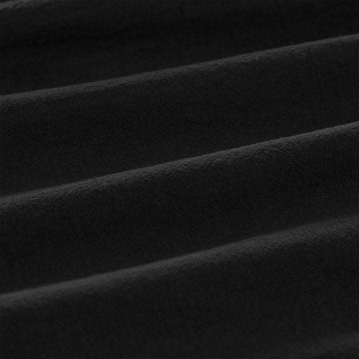 Buddha Stones Damenhose aus Baumwoll-Leinen-Mischgewebe mit minimalistischem Kontrastbesatz, elastischem Bund und Taschen - image 10