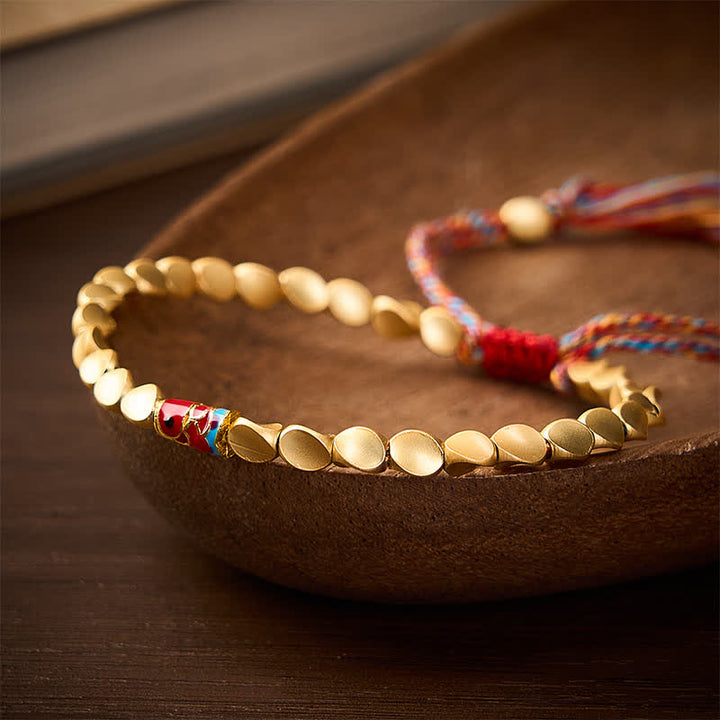 Buddha Stones Vintage-Armband aus Kupfer mit Koi-Karpfen-Motiv - image 3