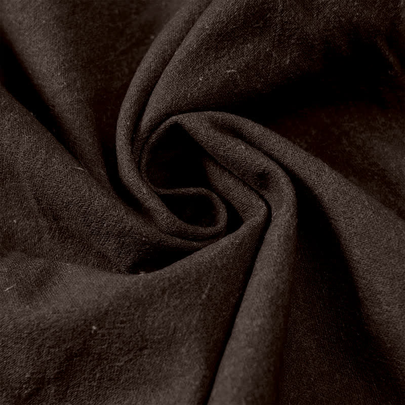 Buddha Stones Damenhose aus reiner Baumwolle mit rosa Blütenmuster, elastischem Bund und Taschen - image 11