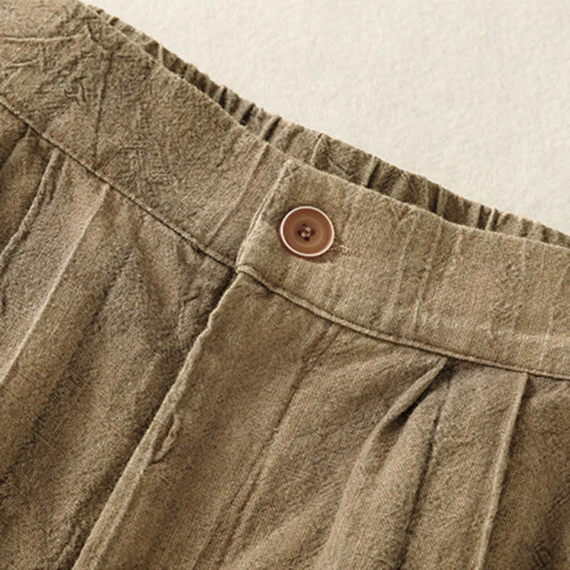 Buddha Stones Lässige, minimalistische Damen-Shorts mit Tasche für den Sommer - image 6