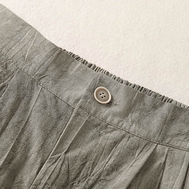 Buddha Stones Lässige, minimalistische Damen-Shorts mit Tasche für den Sommer - image 12