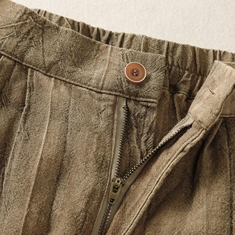 Buddha Stones Lässige, minimalistische Damen-Shorts mit Tasche für den Sommer - image 3