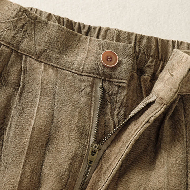 Buddha Stones Lässige, minimalistische Damen-Shorts mit Tasche für den Sommer - image 3