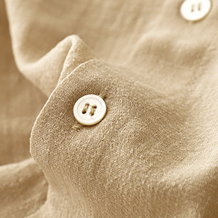 Buddha Stones Lässiges, minimalistisches Tanktop mit Knopfleiste für Damen – ärmellos - image 5