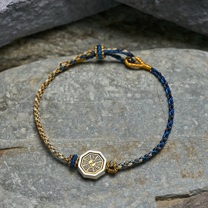 Buddha Stones Handgewebtes Bagua-Oktagon-Abstandshalter-Bastelarmband mit verstellbarer, geflochtener Kordel - image 3