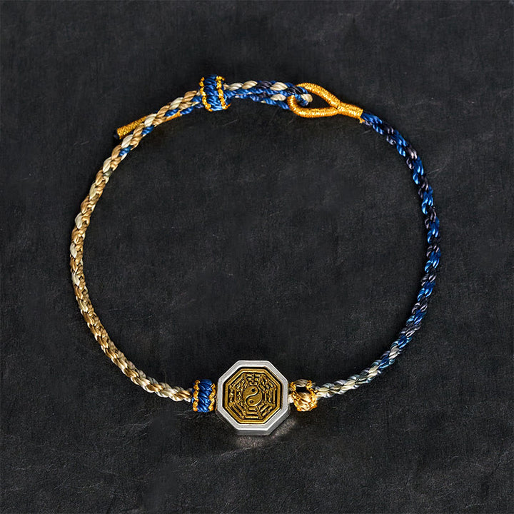 Buddha Stones Handgewebtes Bagua-Oktagon-Abstandshalter-Bastelarmband mit verstellbarer, geflochtener Kordel - image 4
