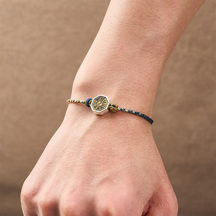 Buddha Stones Handgewebtes Bagua-Oktagon-Abstandshalter-Bastelarmband mit verstellbarer, geflochtener Kordel - image 8