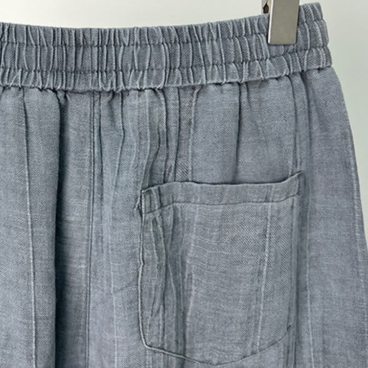 Buddha Stones Lässige Sommer-Shorts für Herren mit Kordelzug, elastischem Bund und Taschen - image 7