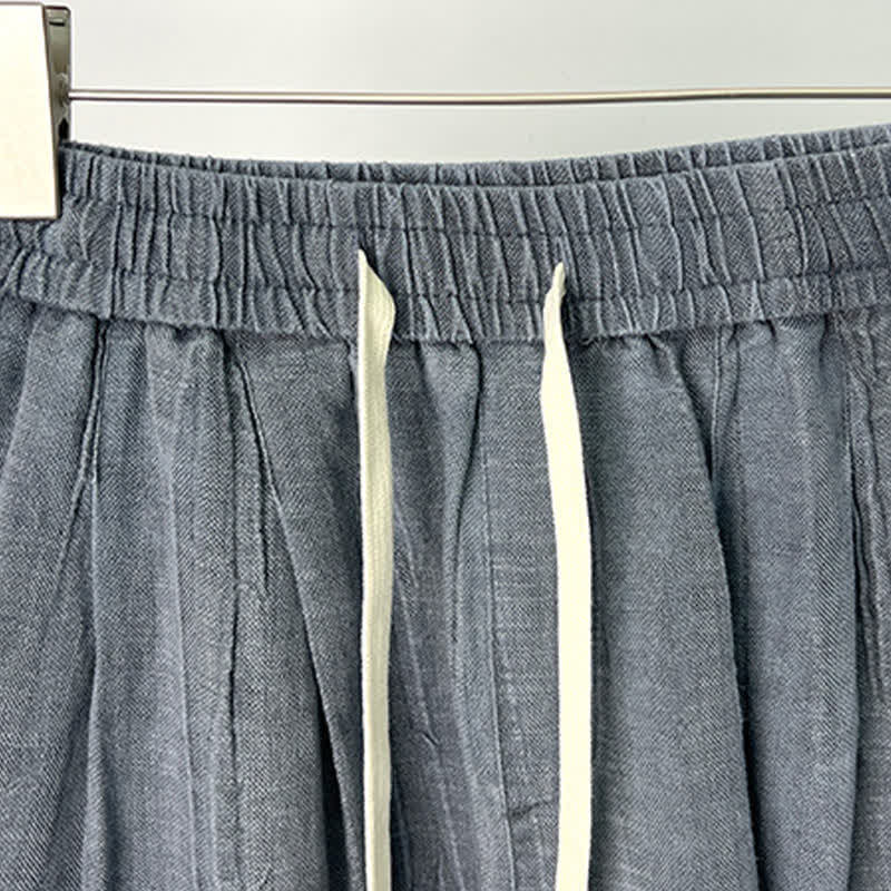 Buddha Stones Lässige Sommer-Shorts für Herren mit Kordelzug, elastischem Bund und Taschen - image 5