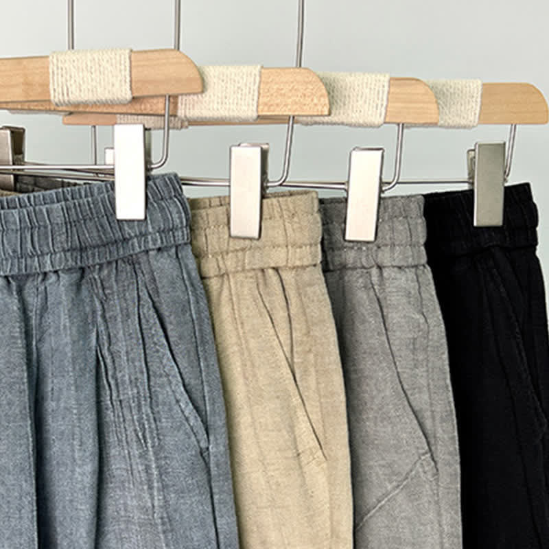 Buddha Stones Lässige Sommer-Shorts für Herren mit Kordelzug, elastischem Bund und Taschen - image 15