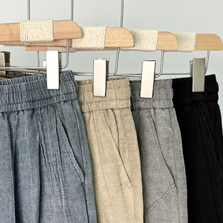 Buddha Stones Lässige Sommer-Shorts für Herren mit Kordelzug, elastischem Bund und Taschen - image 15